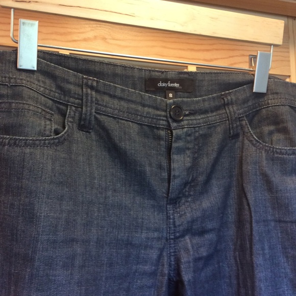 Dark Denim Wide Leg Jeans - Picture 2 of 4